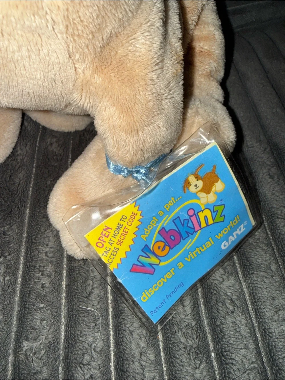 Webkinz Plush toy Pug - Tan and Black dog